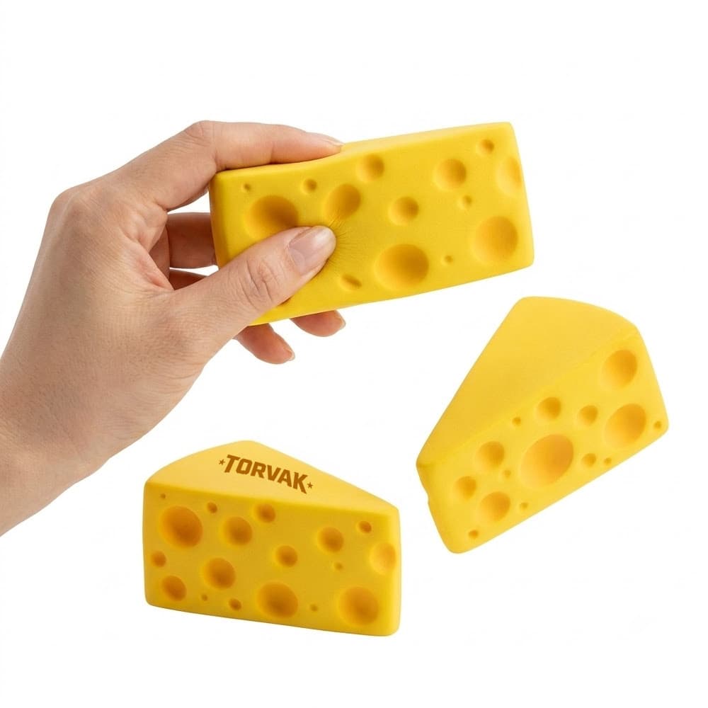 Squishy Cheese Slice Stress Reliever