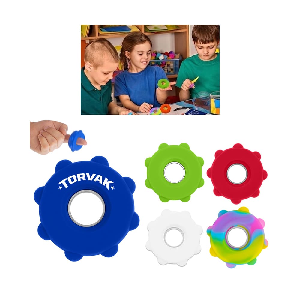 Silicone Bubble Popper Finger Spinner